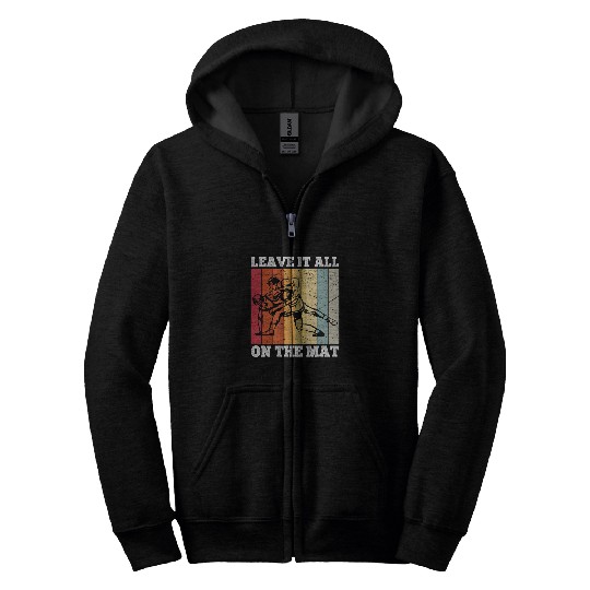 Sport Wrestling Grappling Wrestling For A Wrestler Zip Hoodies