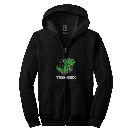 Dinosaur Pet TeaRex Dinosaur Future Paleontology Tyrannosaurus rex Zip Hoodies