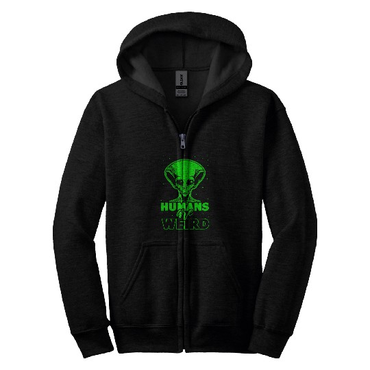 Aliens UFO UAP Space Space Unknown Flight Object Alien 26 Zip Hoodies