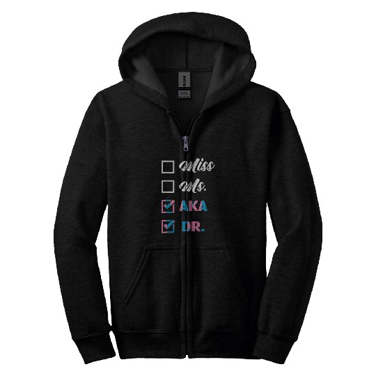 AKA Doctor medicals Worker Appreciation Graduation Zip Hoodies