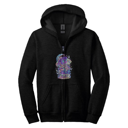 Pastel Goth Cute Creepy Plague Doctor Kawaii Menhera Wiccan Zip Hoodies