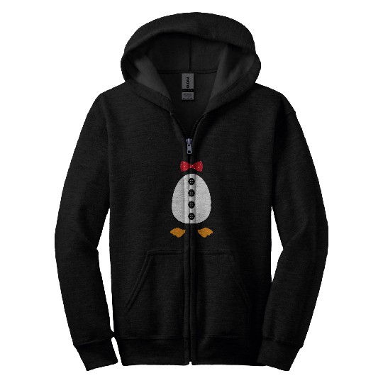 Penguin Pet Costume Tuxedo Halloween Cute Penguin Boys Girls Zip Hoodies