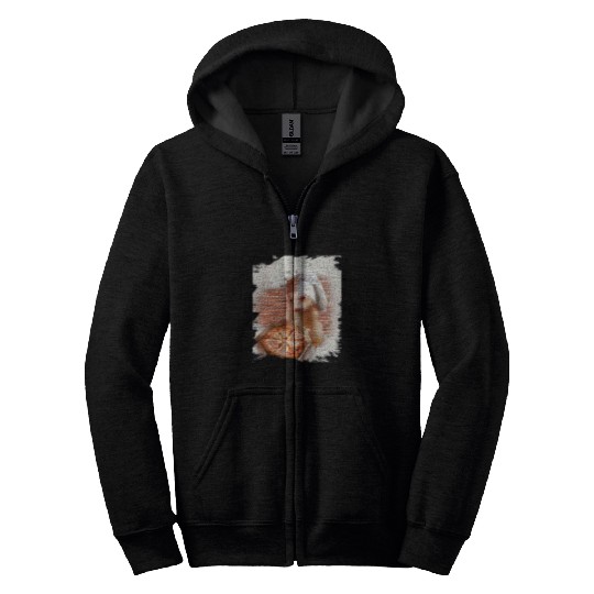 Ferret Pet Pizza Ferret Face Zip Hoodies