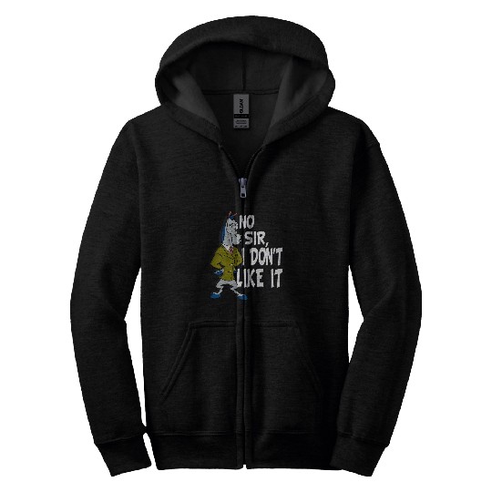 Horse Pet Ren and Stimpy No Sir Mr Horse Zip Hoodies