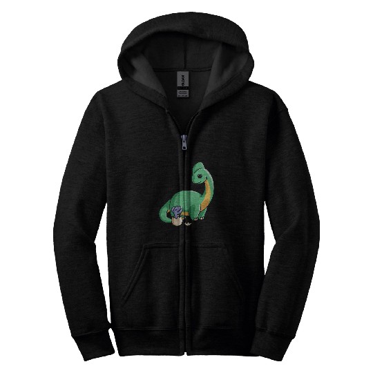 Dinosaur Pet Stegosaurus Dinosaur Small Dino Dinosaur Boys 98 Zip Hoodies