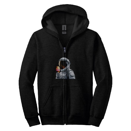 Astronaut Job Mission is the Ice Cream Waffle 01 Zip Hoodies