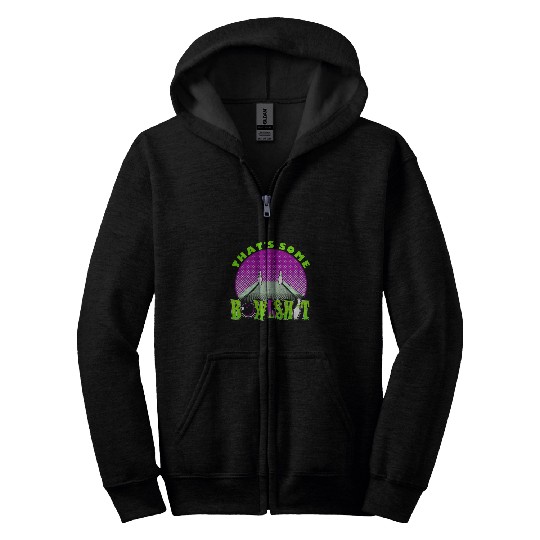 Sport Bowling Gift For Bowlers Midnight Laser Bowling Ten Pin Bowling Zip Hoodies