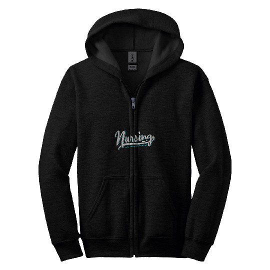 nurses Job Where Caring Knows No Boundaries Zip Hoodies