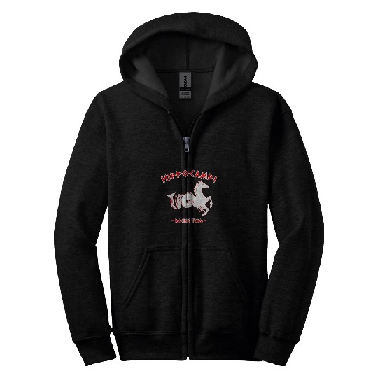 Hippo Pet Hippocampi Racing Team Zip Hoodies