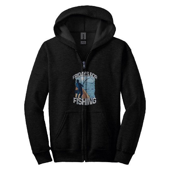 Fishing Fun Angler rod fishing sport fishing deep sea fishing 072 Zip Hoodies