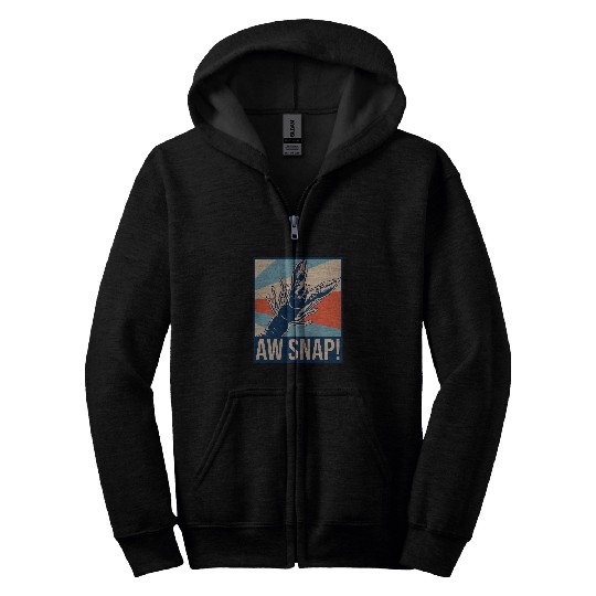 Fishing Fun Crawfishs Lobster Crawfish Crustacean Spearfishing Fish Seafood Fans Zip Hoodies