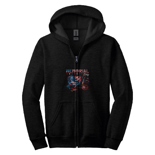 Sport Badminton Memorial Day Costume Badminton Player Patriotic 4th Of July Zip Hoodies