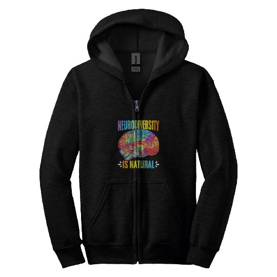 Autism Puzzle Spectrum ASD ADHD Autism Awareness Neurodiversity Zip Hoodies