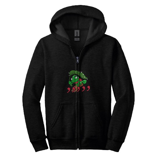 Chameleon Pet Komma Comma Song Chameleon Fans Zip Hoodies