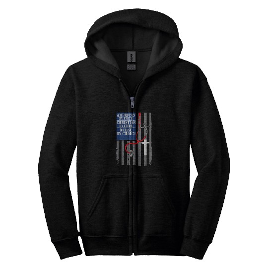 nurses Job American By Birth nurses By Choice Christian American Flag Zip Hoodies