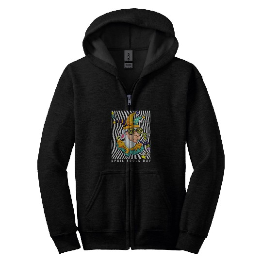 Llama Pet Alpaca April Fools Day 1st April Kids Men Women 21 Zip Hoodies