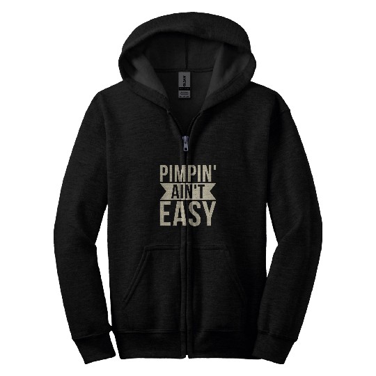 Sport Wrestling Pimpin aint easy Sport Coachs Wrestling Zip Hoodies