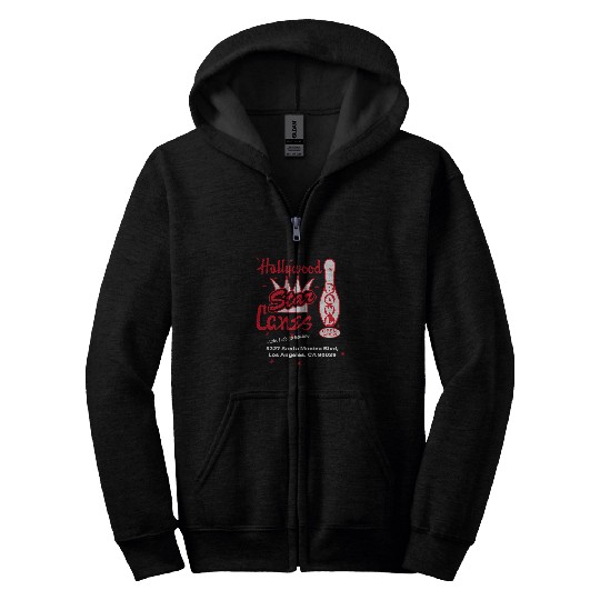 Sport Bowling Hollywood Star Lanes Abide Bowling Alley Zip Hoodies