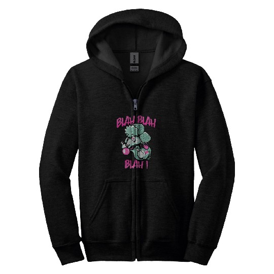 Sheep Pet Funny Blah Blah Blah Zip Hoodies