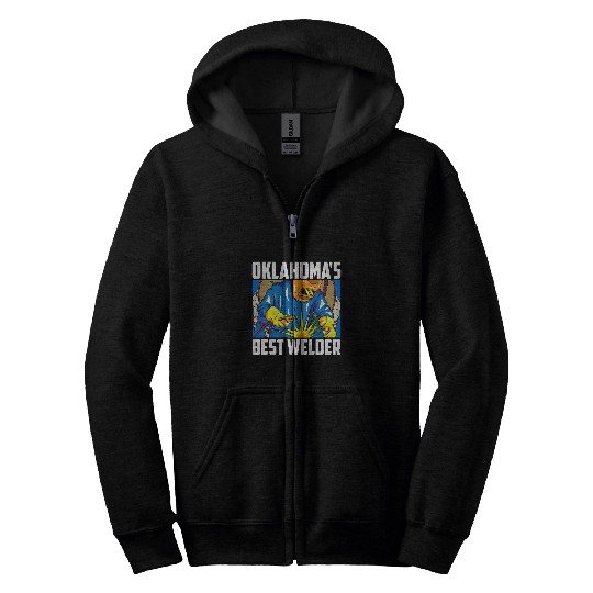 Welder Job Oklahomas bests Welder Ironworker Ironsmith Welding Zip Hoodies
