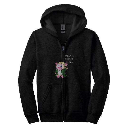 Pig Pet Alexander HAMilton Funny Zip Hoodies