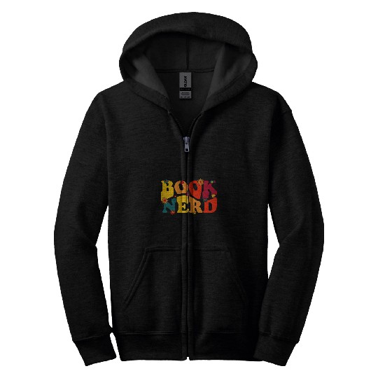Book Fun Bookish Reading Bookworm Bibliophile Nerd Geek 1 1 Zip Hoodies