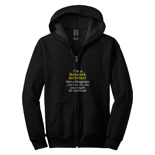 Architect Job Network Architect Analyst Job IT Computer Engineer Career Zip Hoodies