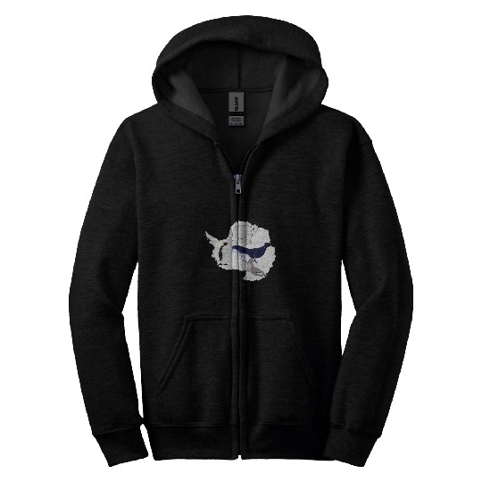 Penguin Pet Seal Gift Bears Antartica Polar Bear Penguin and Seal Save the Animals Zip Hoodies