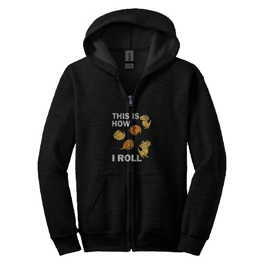 Bearded Dragon Pet This is how i roll Bearded Dragon Love for Tiny Dragon Beard Zip Hoodies