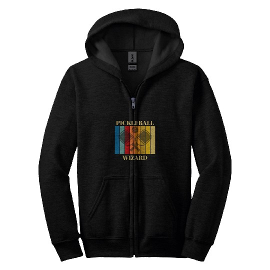 Sport Pickleball Pickleball Wizard Zip Hoodies