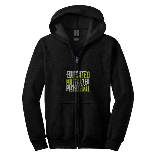 Sport Pickleball Pickleball Motivated Pickleball gift man women Zip Hoodies