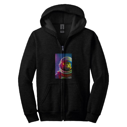 Astronaut Job Ape Animal Astronaut Space Universe Galaxy Moon Zip Hoodies