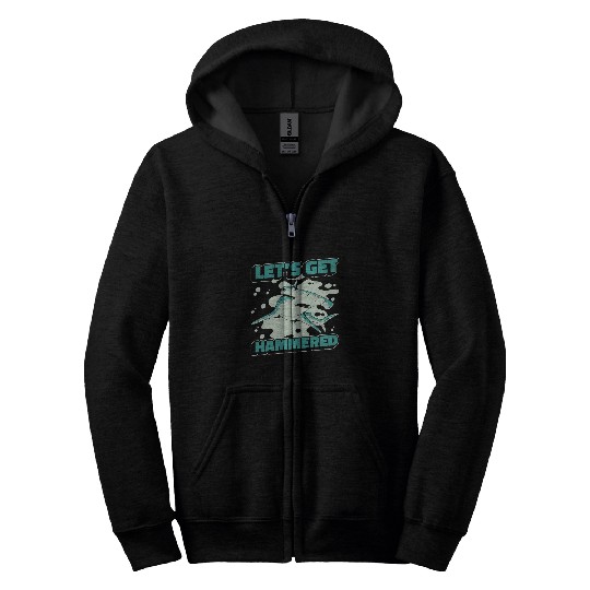 Shark Pet Hammerhead Shark Hammer Fish 2 Zip Hoodies