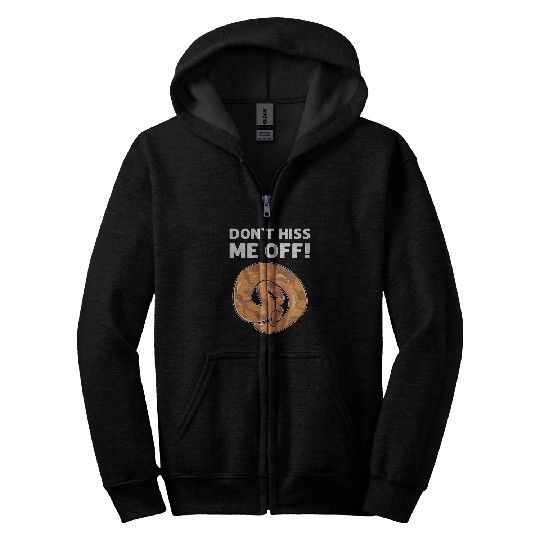 Python Pet Dont Hiss Me Off Banana Ball Python Zip Hoodies
