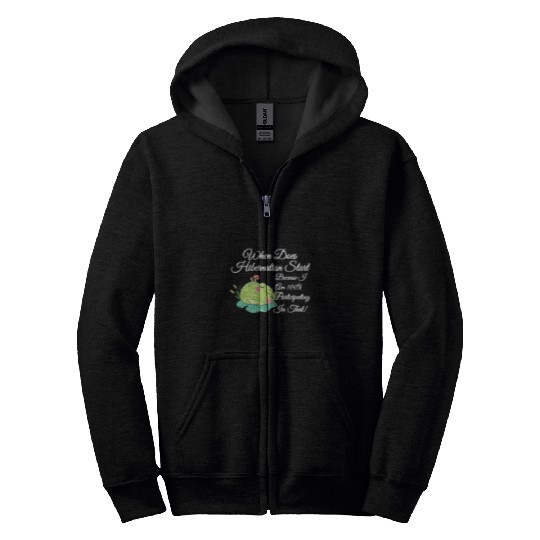 Frog Pet Sleeping Frog Toad When Hibernation Start 100 Participating Zip Hoodies