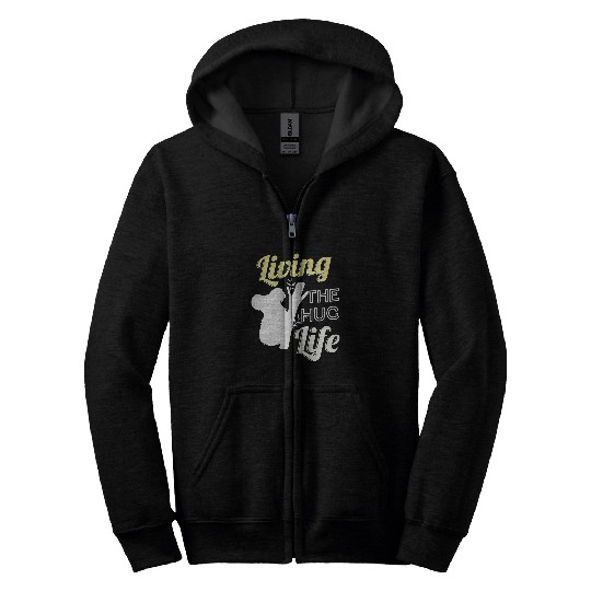 Koala Pet Living The Hug Life 286 Polar panda Zip Hoodies