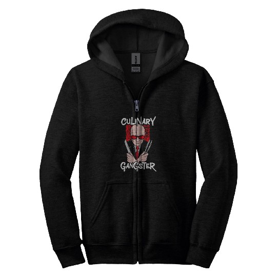 Culinary Gangster Pastry Chef Cooking Culinary 21 Zip Hoodies