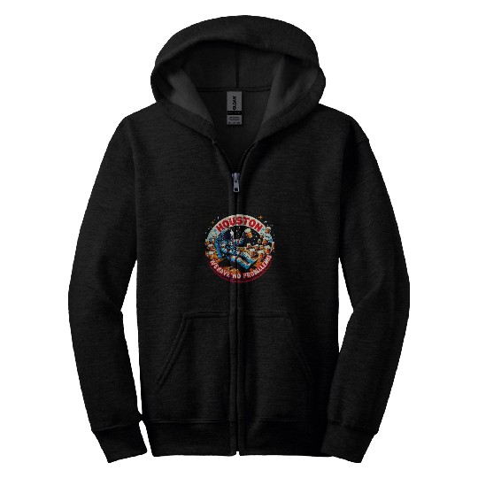 Astronaut Job Houston we have no problems Astronaut Drinking Beer 11 Zip Hoodies