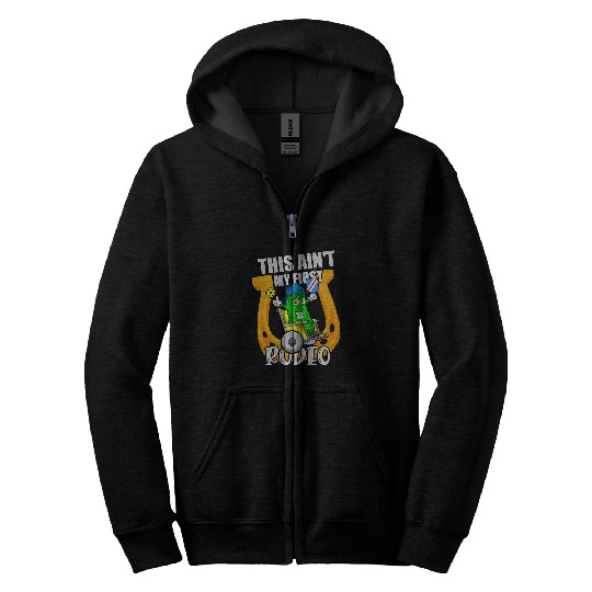 Sport Pickleball Saying Aint My First Rodeo 2 Zip Hoodies