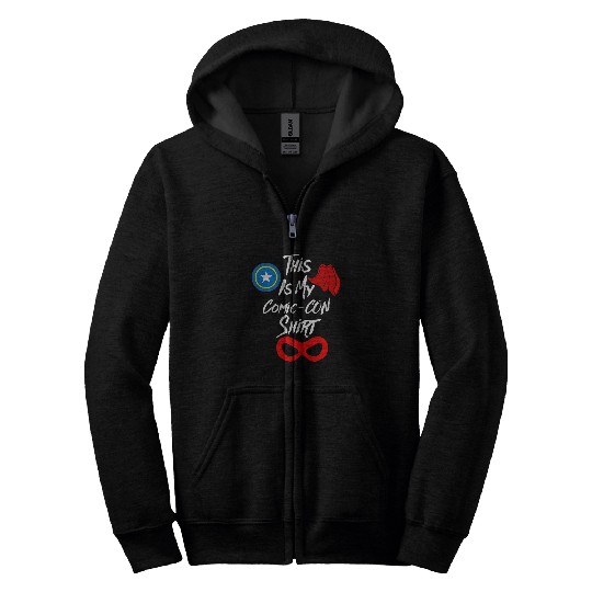 Book Fun Comic Book Collector This is my Comic Con Zip Hoodies