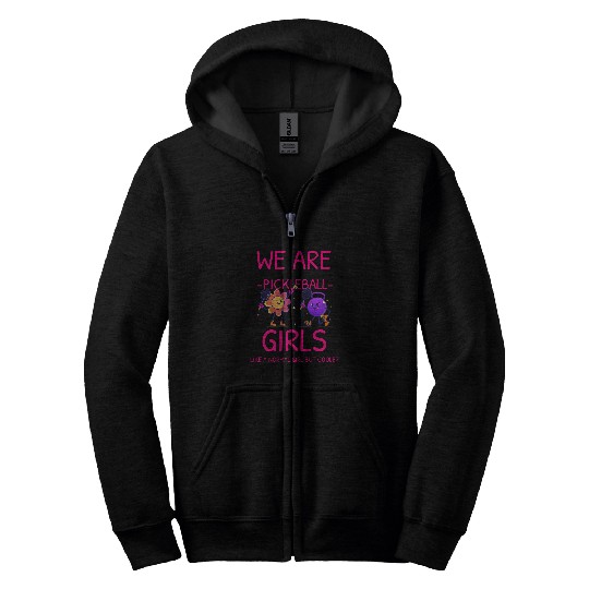 Sport Pickleball Pickleball We Are Pickleball Girls Zip Hoodies