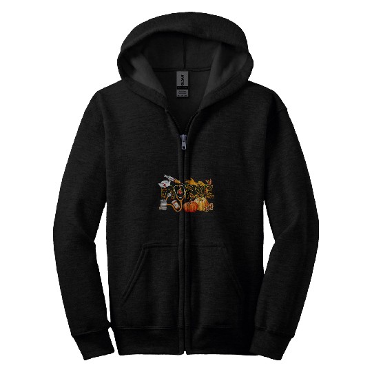 nurses Job Fall Thankful Grateful Blessed Pumpkin Halloween 110 Zip Hoodies
