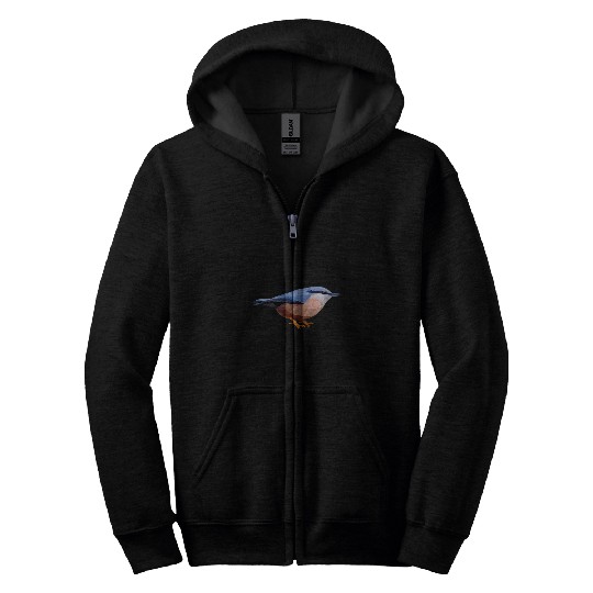 Flinker nuthat in polygon technology flying premium design Zip Hoodies