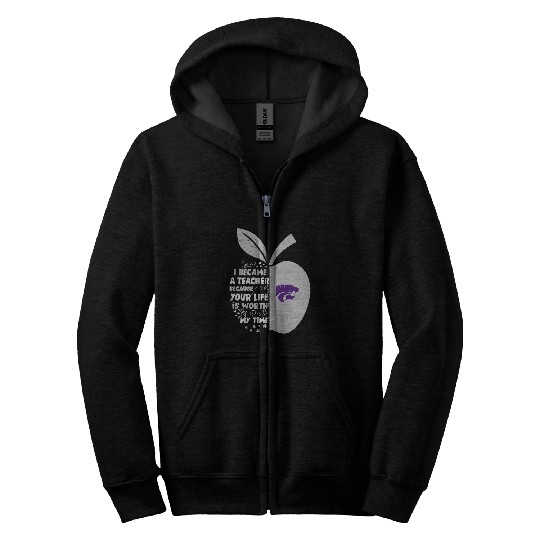 Kansas State Wildcats I Became Teacher Team Zip Hoodies