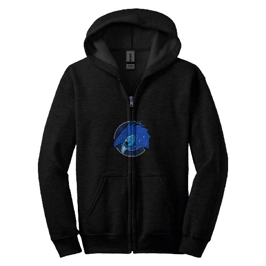 Dragon Pet NASA Crew Dragon Space Station Mission Zip Hoodies