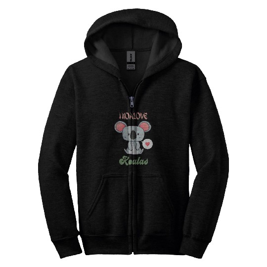 Koala Pet I Koalove Koala Men Women Kids Zip Hoodies