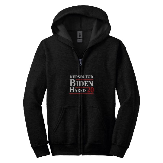 nurses Job For Joe Biden Kamala Harris Nursing RNs EMT Zip Hoodies