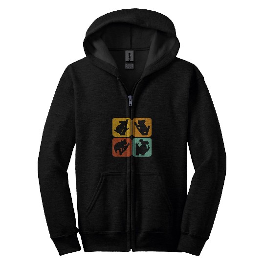 Koala Pet I Aesthetic Koala Bear I Koala Zip Hoodies