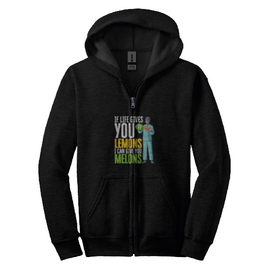 I Can Give You Melon medicals Profession Surgeon Zip Hoodies