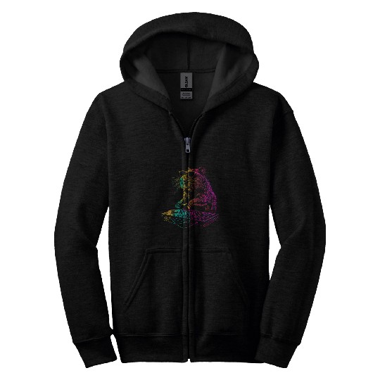 capybaras Pet Music DJ Turntable DJ capybaras House Music Producer 2 Zip Hoodies